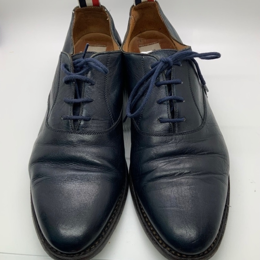 THOM BROWNE NAVY DERBY SHOES *Rare*